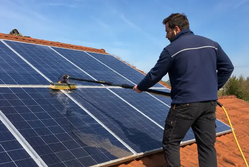 Nettoyage et entretien de panneaux solaires à Sainghin-en-Mélantois